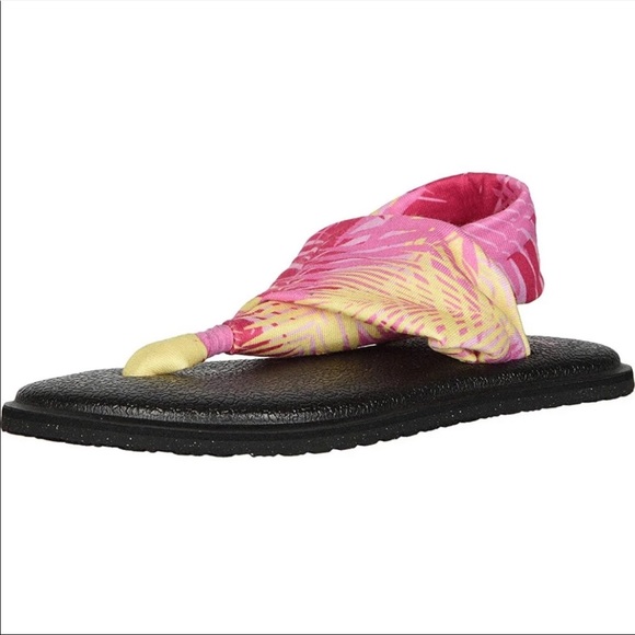 New Sanuk Yoga Sling Prints Sandals - Picture 6 of 6